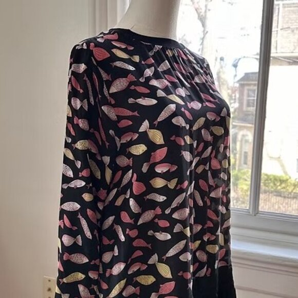 The Dundas Street East Fish Print Dress - Picture 2 of 3